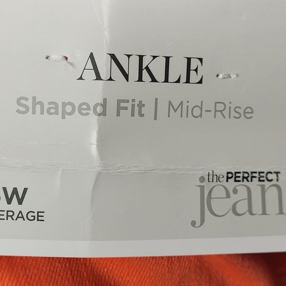NWT Orange cropped pants plus 16W ankle shaped fit mid rise cj banks - Picture 6 of 7
